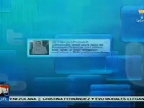 Min. Villegas anuncia próximo informe sobre salud de Chávez