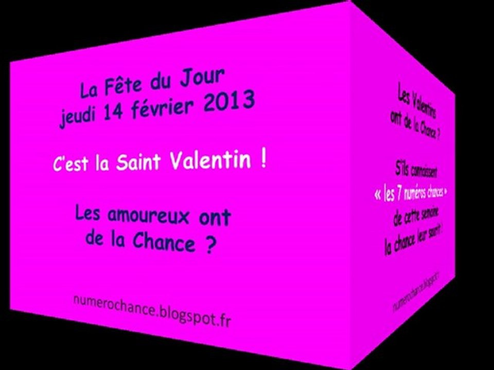 La saint valentin jeudi 14 février 2013 Voici un cadeau original à faire !