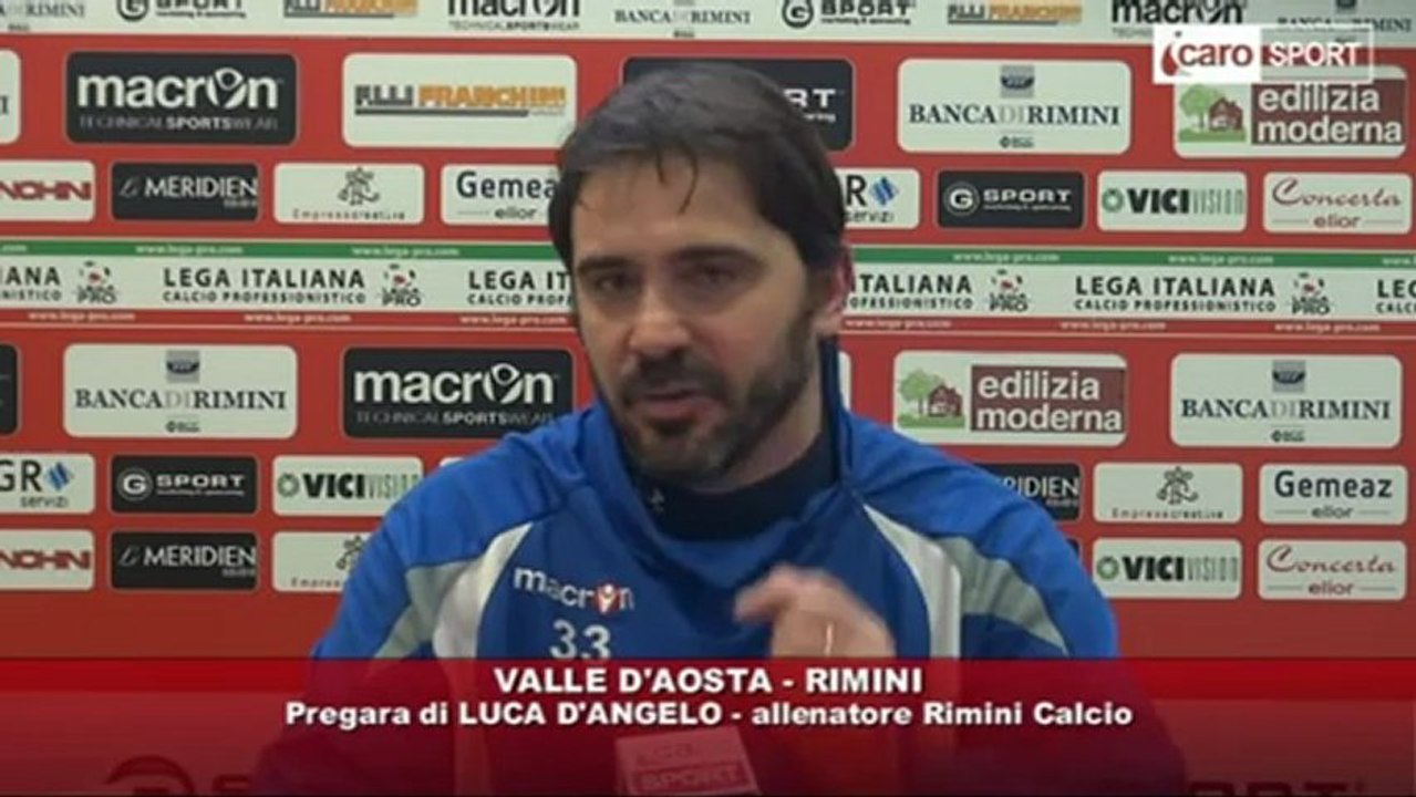 Icaro Sport. Valle d'Aosta-Rimini, il pregara di D'Angelo