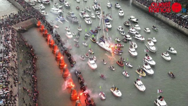 Vendée Globe : Titouan Lamazou et François Bagart