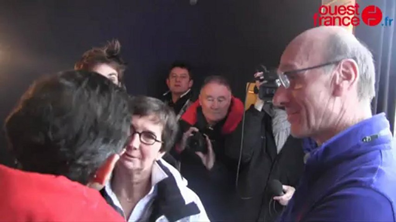 Vendée Globe : Valérie Fourneyron aux Sables d'...