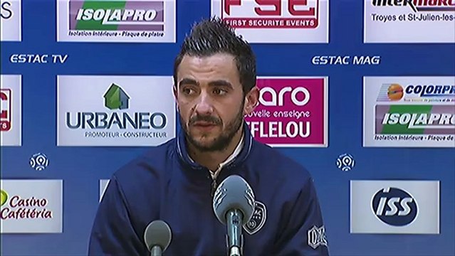 Conférence de presse ESTAC Troyes - Stade Brestois 29 : Jean-Marc FURLAN (ESTAC) - Landry CHAUVIN (SB29) - saison 2012/2013