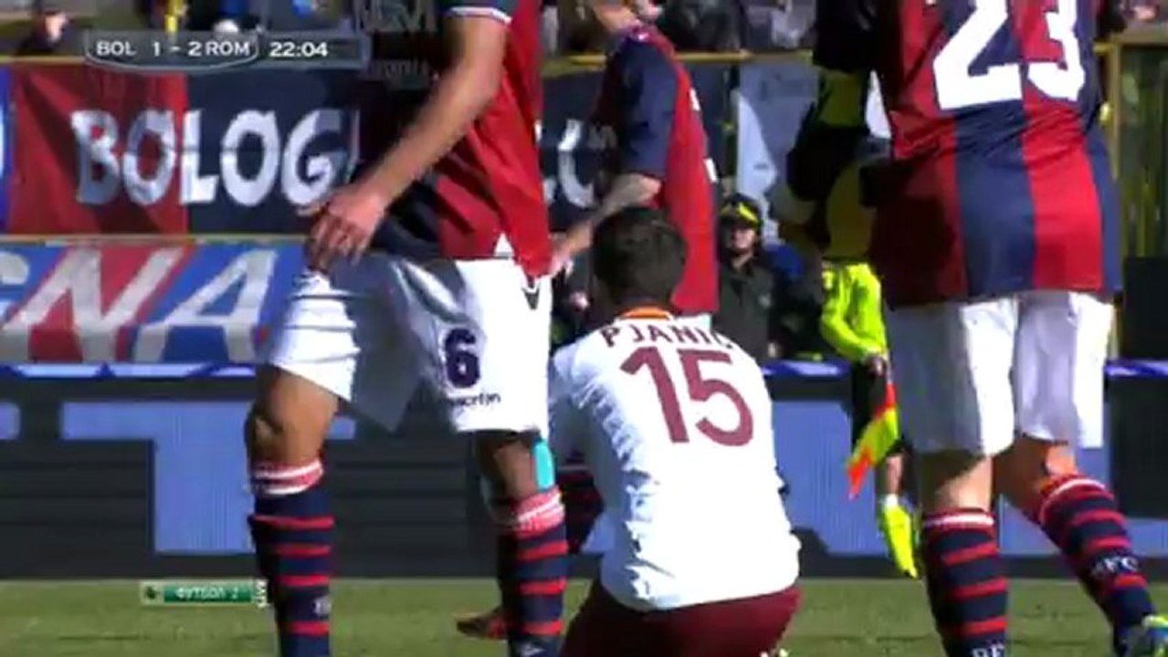 Болонья - Рома 1-й тайм