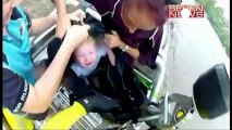 Dramatic rescue of mother and baby from Australian floods