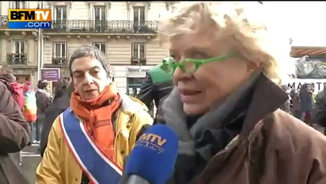 Eva Joly à la manifestation pour le mariage pour tous : Mettre fin à cette souffrance 27/01