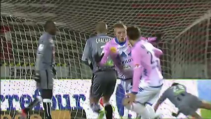 But Daniel WASS (53ème) - Evian TG FC - AC Ajaccio (1-1) - saison 2012/2013