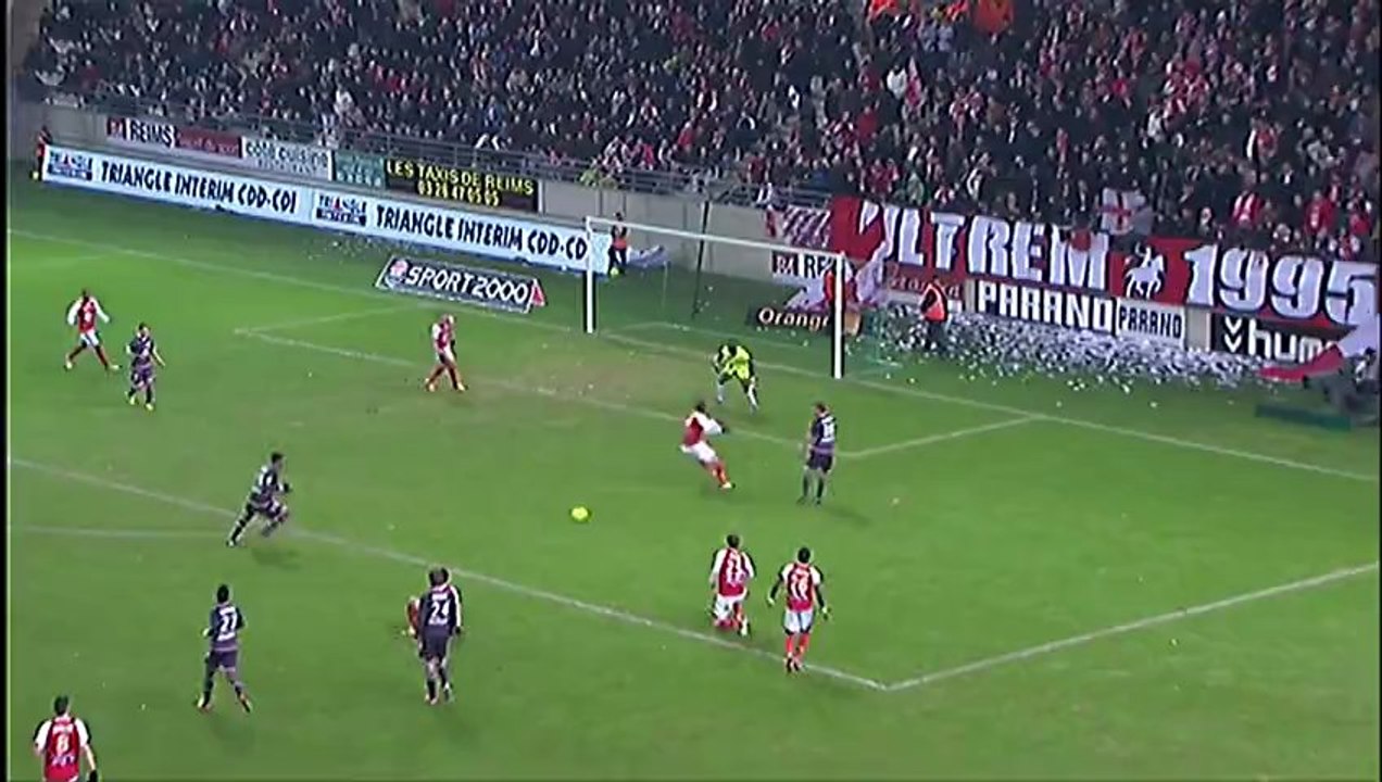 But Etienne CAPOUE (56ème) - Stade de Reims - Toulouse FC (1-1) - saison 2012/2013