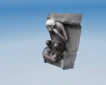 Le Singe de Mons, cité du Doudou, en 3D - Repliqua3D