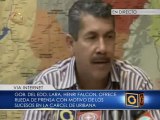 Gobernador de Lara ofrece declaraciones sobre hechos en Uribana
