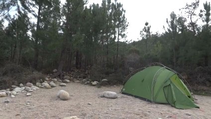 bivouac route col bavella