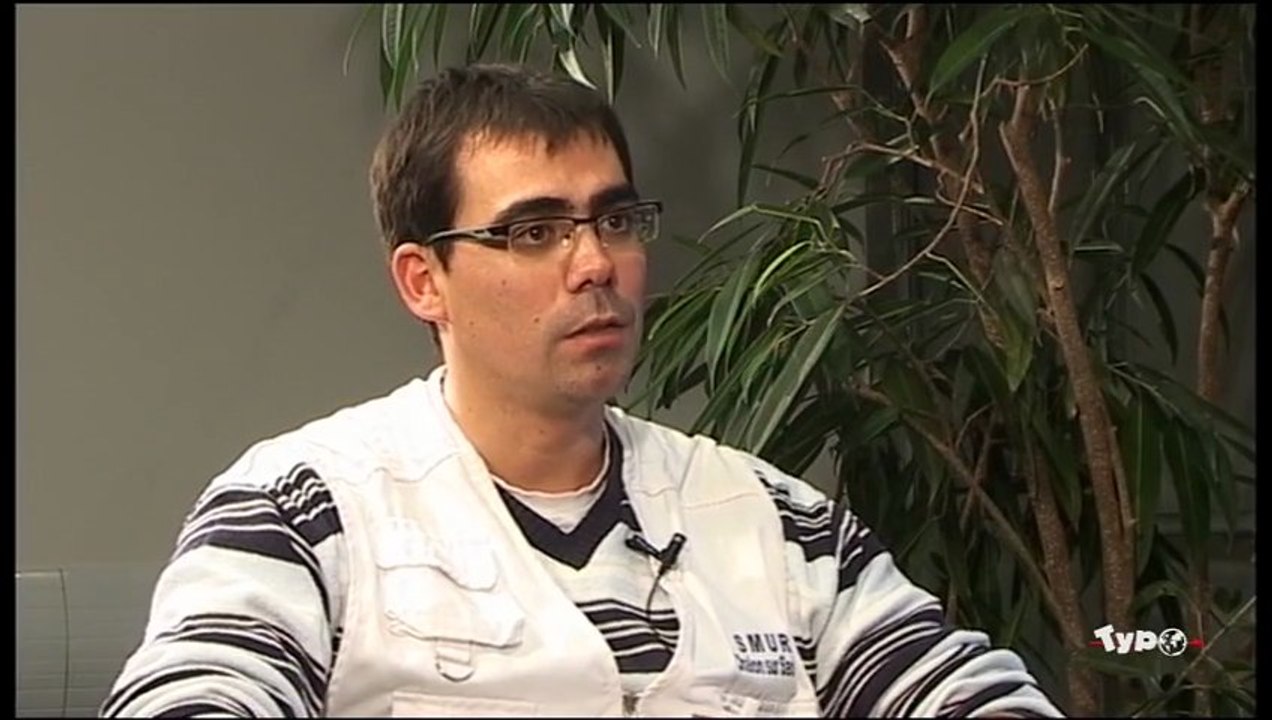 Boris Vieillard, ambulancier au SAMU de Chalon