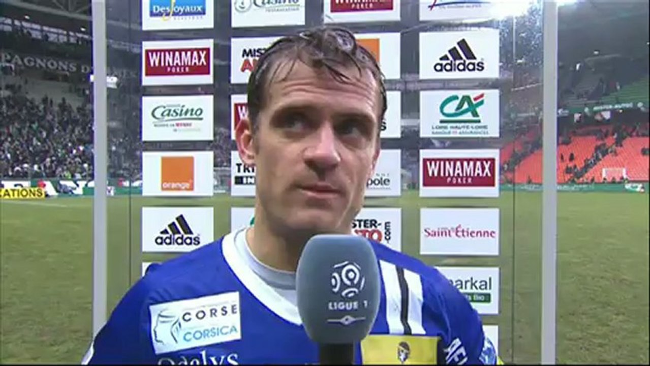 Interview de fin de match : AS Saint-Etienne - SC Bastia - saison 2012/2013