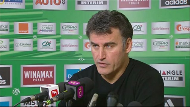 Conférence de presse AS Saint-Etienne - SC Bastia : Christophe GALTIER (ASSE) - Frédéric HANTZ (SCB) - saison 2012/2013
