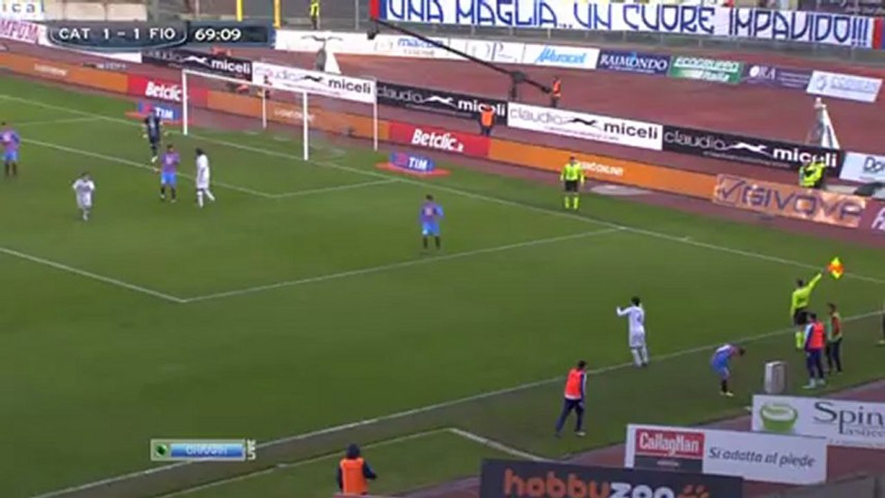Катания - Фиорентина 2 тайм