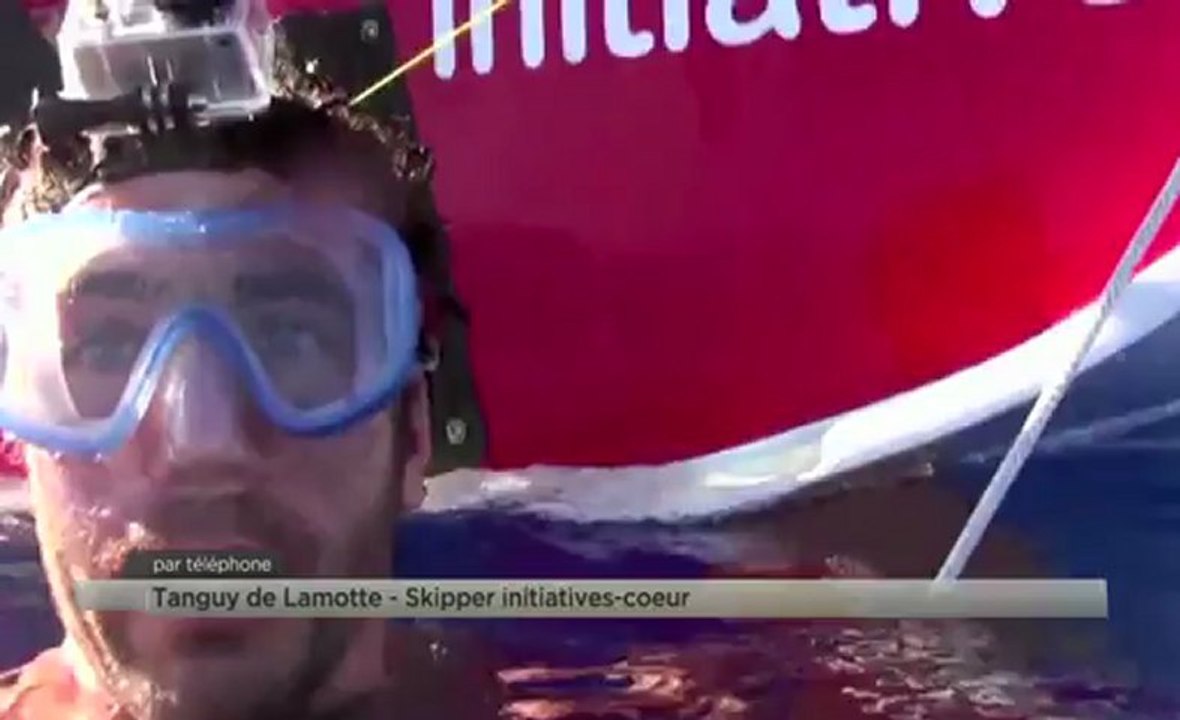 Tanguy de Lamotte en direct du Vendée Globe sur Sport 365 - Samedi 26 janvier 2013