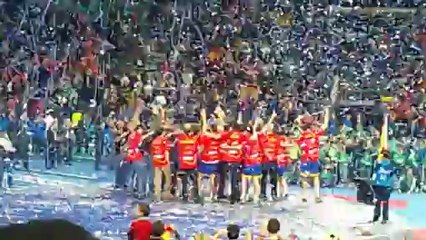 Espagne  : Champion du monde de Handball 2013 : Le Podium