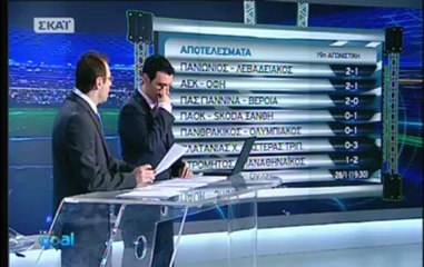 19η αγωνιστική Super League Skai Goal 27-1-2013 part 1