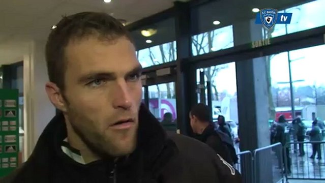 L1 / 2012-13 : Saint Etienne 3-0 Bastia : Réaction de J. Sablé