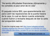 Ratero canadiense escribe carta de disculpas, regresa las cosas y paga $50 por los danos