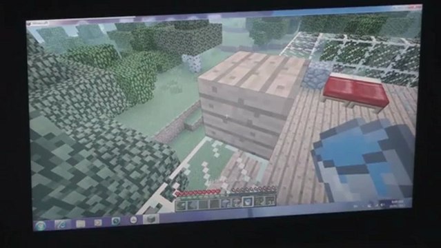 Minecraft Walk-through Chapter 31, with zombies and skeletons and creepers