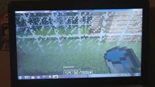 Minecraft Walk-through Chapter 27, with zombies and skeletons and creepers