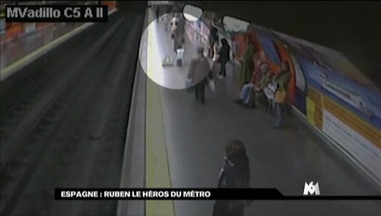 Espagne le héros du métro sur Vidéo