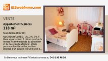 A vendre - appartement - Mandelieu (06210) - 5 pièces - 118