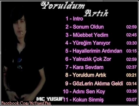 Mc-YuSuF - Yoruldum Artık [ ALBÜM MixTepe] 2013