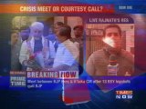 Karnataka CM Shettar meets BJP chief.