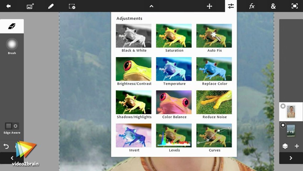 Adobe Touch Apps : Sélection et amélioration du contour