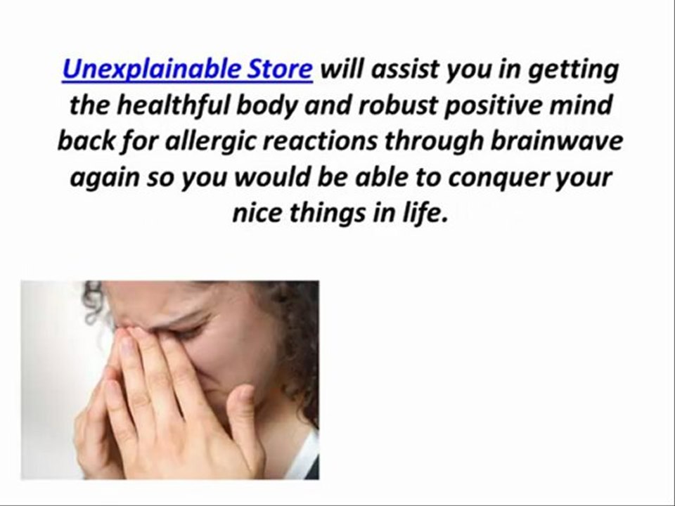 Brainwave Entrainment Review:Allergic Reaction Treatment