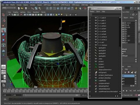 Tutoriel DMM - Maya - Effets spéciaux - Ecole 3D - e-tribArt - Part 3