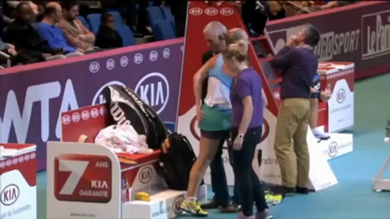 Paris: Bertens muss aufgeben, Errani im Finale