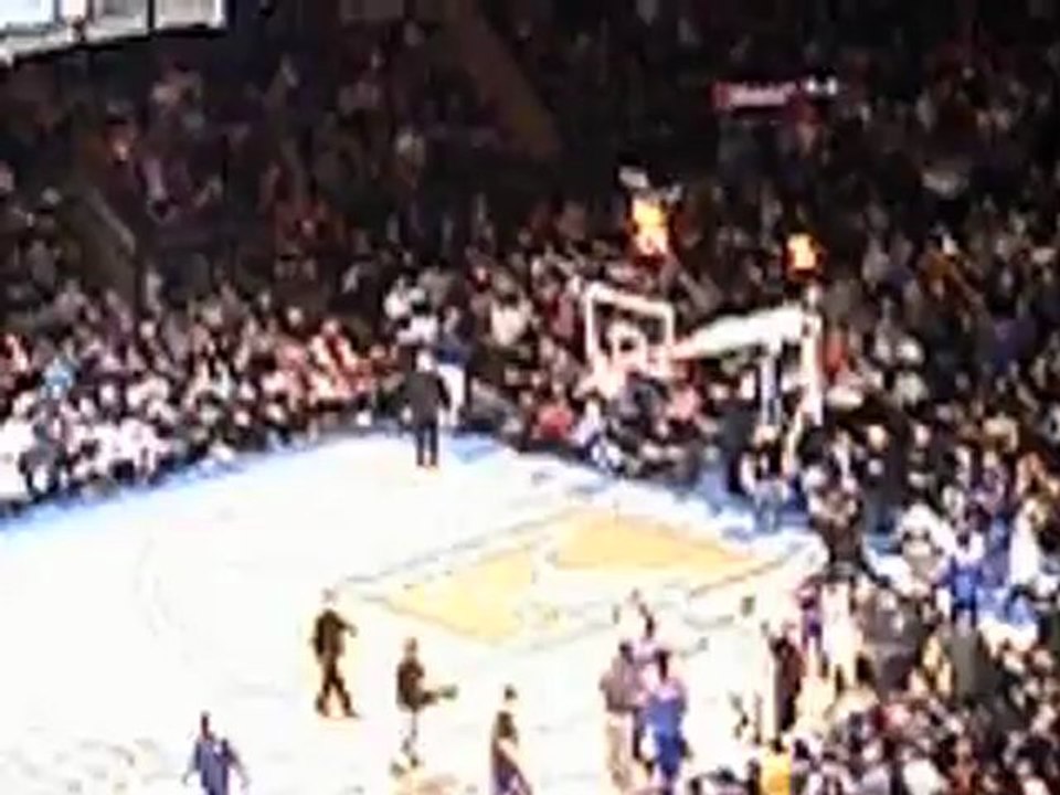 01/21/2013 - Nets Vs. Knicks - Starting Lineup Introductions