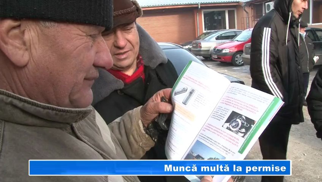 Munca multa la permise