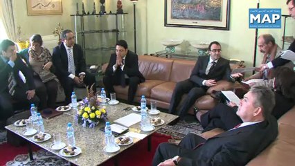 مباحثات بين كريم غلاب ووفد برلماني كولومبي