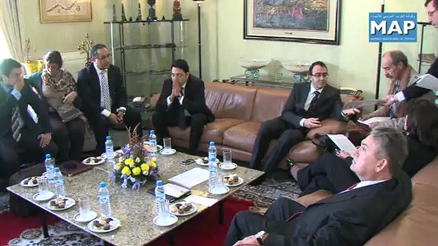 مباحثات بين كريم غلاب ووفد برلماني كولومبي