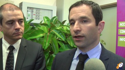 Le Ministre Benoît Hamon en visite à Carcassonne :