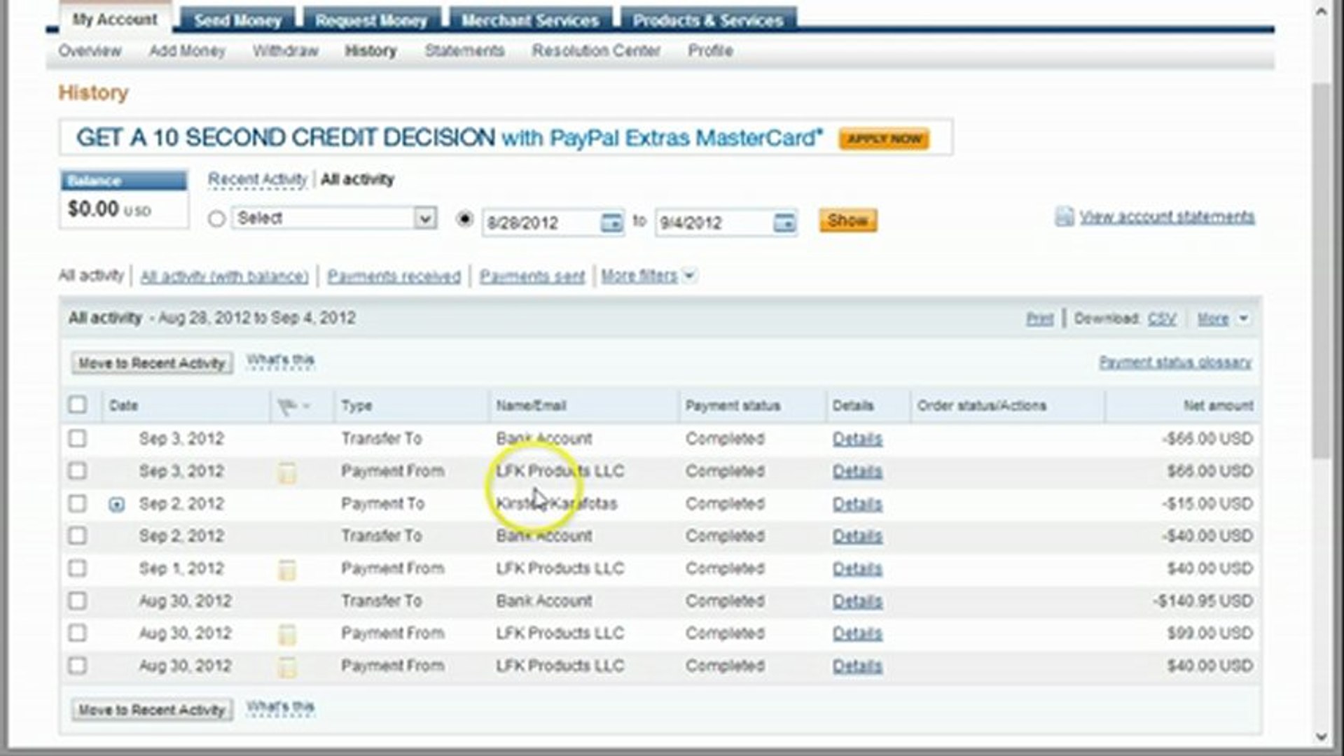 My Paypal Income - My first 5 days
