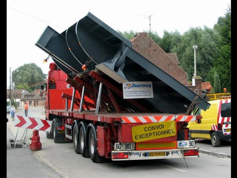 Montage du pont du Grimonpont 2008