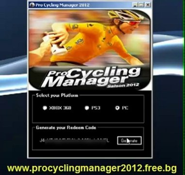 Pro Cycling Manager 2012 crack + full game torrent PC download