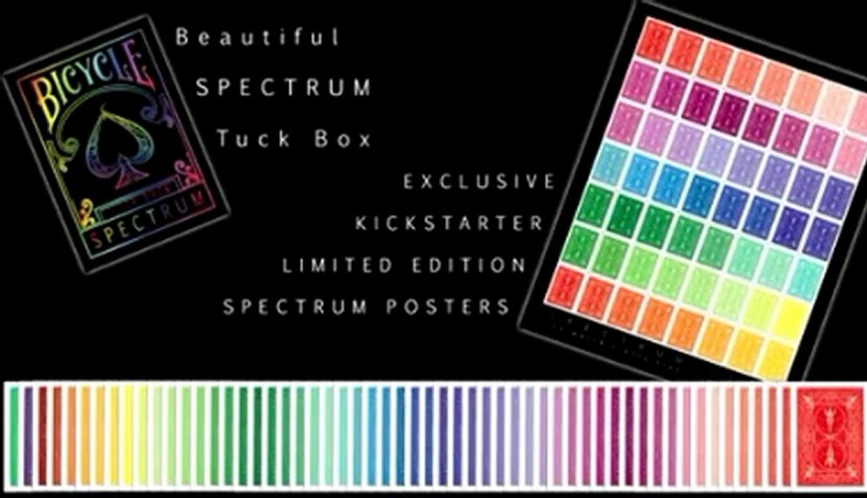 Spectrum Decks by US Playing Card - (1st Run Gold Seal) - Magic Trick