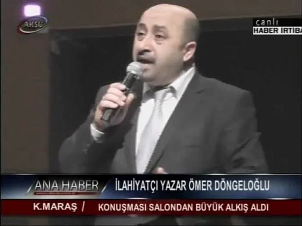Ömer DÖNGELOĞLU K.Maraş'ta - AKSU TV haberi