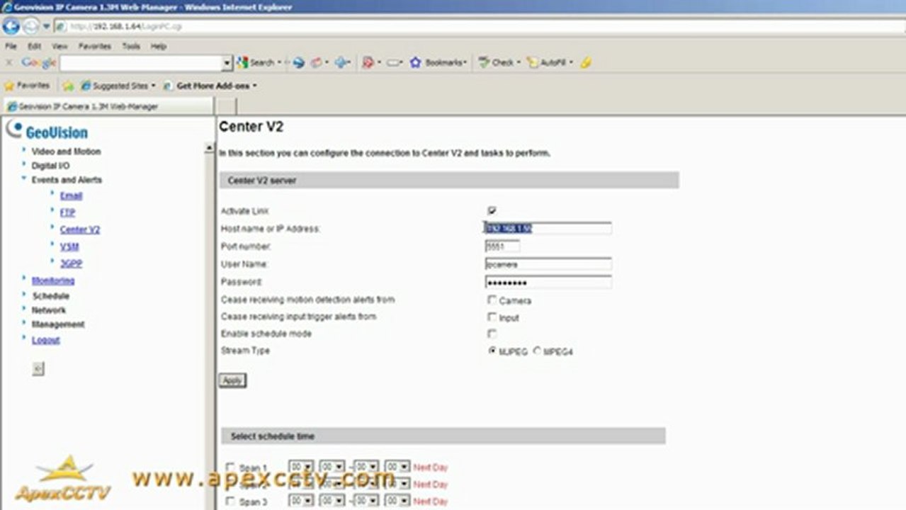 Video Tutorial: How to Configure Geovision IP Cameras to Connect to Center V2 System