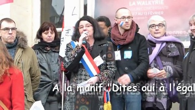 La manif dites oui à l'égalité