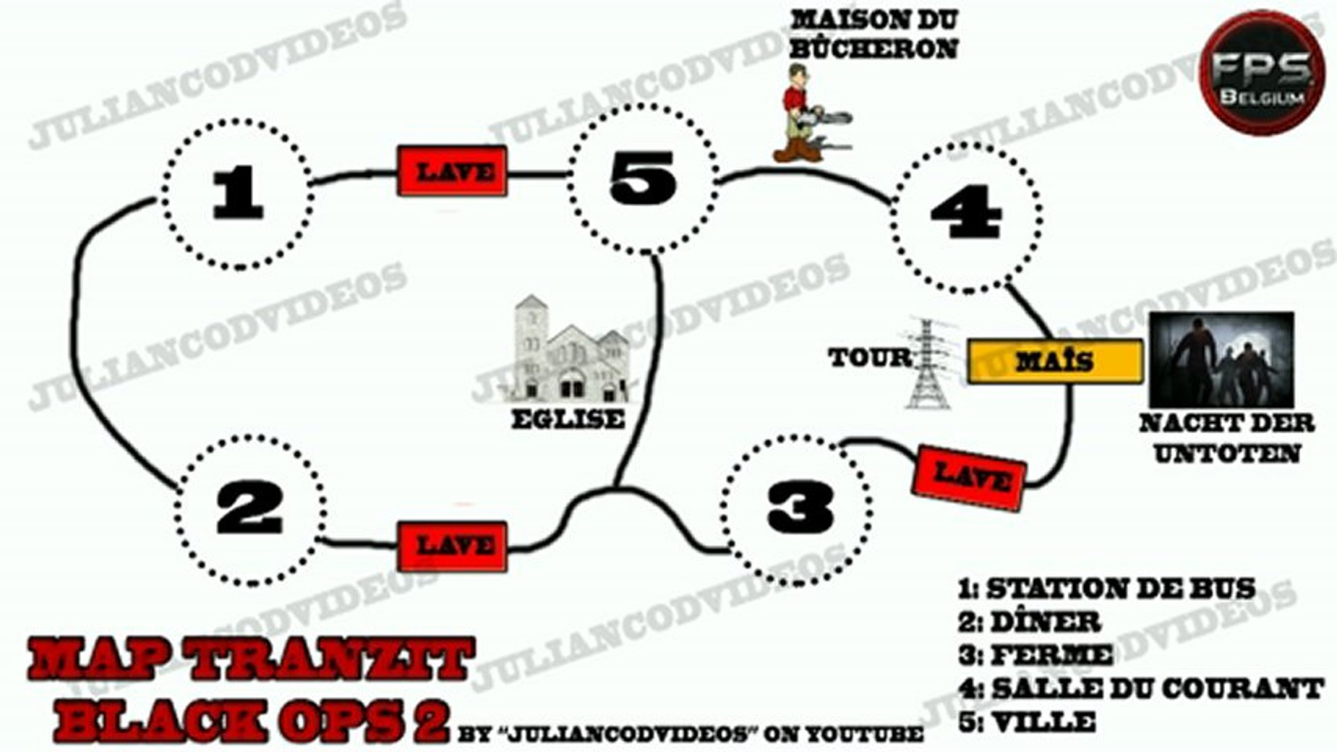 Bo2 Zombies Tranzit Map ☆Map Tranzit ☆Zombie Black Ops 2 ☆Les Endroits Secrets ☆ - Vidéo Dailymotion