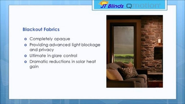 JT Blinds QMotion Motorized Window Coverings