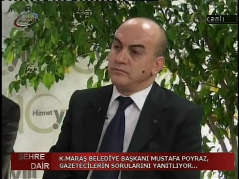 Mustafa POYRAZ ( K.Maraş Belediye Başkanı)  - AKSU TV Şehre Dair Programı 28 OCAK 2013- 6.BÖLÜM