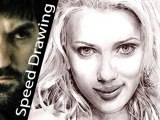 SCARLETT JOHANSSON Speed Drawing! Time-lapse DRAW! Portrait of Sexyest Hollywood actress!