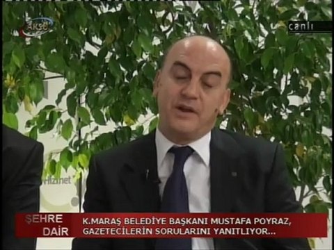 Mustafa POYRAZ ( K.Maraş Belediye Başkanı) - AKSU TV Şehre Dair Programı 28 OCAK 2013- 5.BÖLÜM